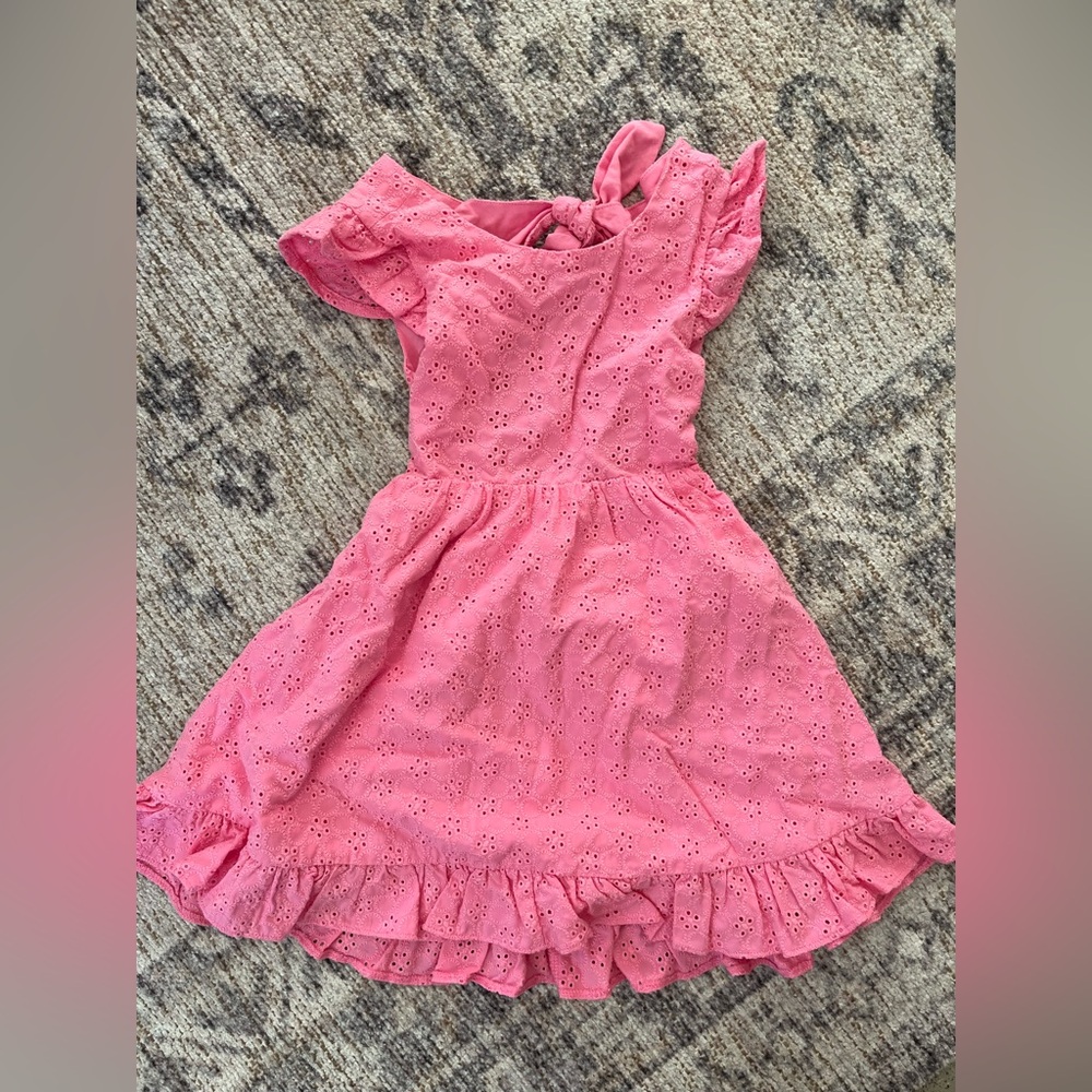 Posh Peanut Eyelet Cutout Dress